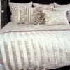 Metropolitan Mirelle Champagne Jacquard Velvet Quilt Cover Set King