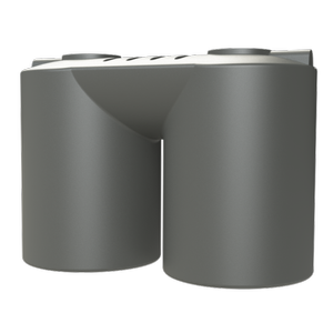 Melro Tanks 7010L Slate Grey Slimline Poly Water Tank