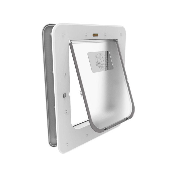 Hakuna Pets White Medium Super Tough Pet Door