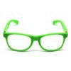 Green Party Glasses w/ Clear Lenses – Fun 80s Australia Day Costume Glasses