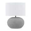 Amalfi Tiras Ceramic Table Lamp Grey 18x39x49cm