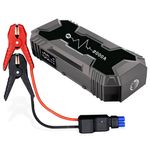 2000A Car 12V Vehicle Portable Emergency Jump Starter 20000mAh Smart Clamp Black Version