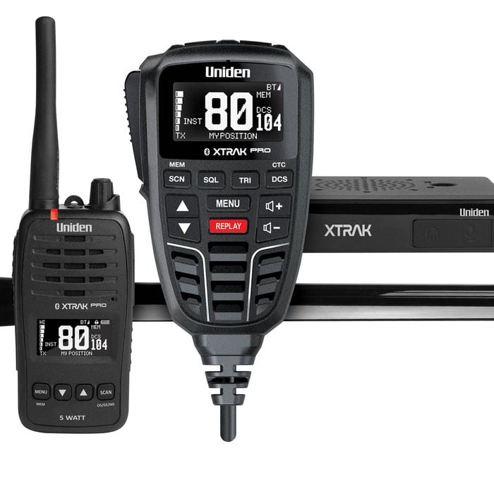 Uniden XTRAK 80 PRO Ultimate Pack - XTRAK 80 PRO In-Vehicle Radio, XTRAK 50 PRO Handheld Radio and ATX970S Heavy Duty Antenna
