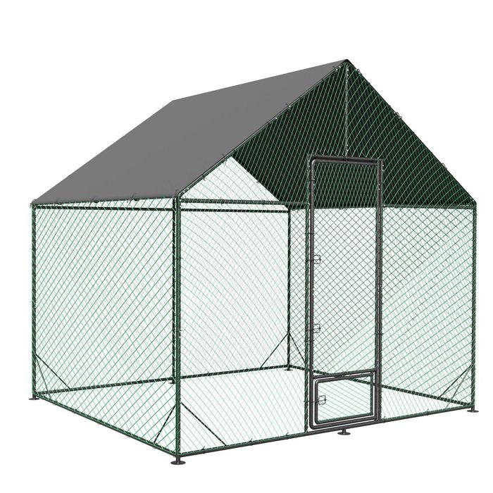 BingoPaw Walk-in Chicken Coop Run Cage Rabbit Hutch 300x207x276cm