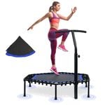 ADVWIN 50" Rebounder Mini Trampoline Australia with Adjustable Handle Bar