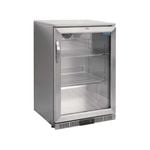 Polar G-Series Counter Back Bar Cooler with Hinged Door Stainless Steel 138Ltr