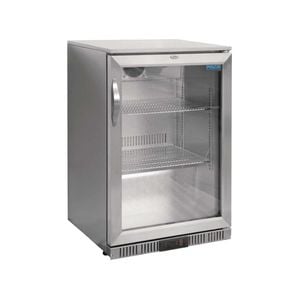 Polar G-series Counter Back Bar Cooler With Hinged Door Stainless Steel 138ltr - Commercial Bar Fridges (gl007-a)