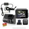 Elinz 2 CH Dash Cam 4K+1080P WiFi GPS Supercapacitor Sony Starvis 128GB U3 Card Hardwire Kit