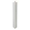 Adoored 73 x 73 x 710mm White Square Pine Furniture Leg