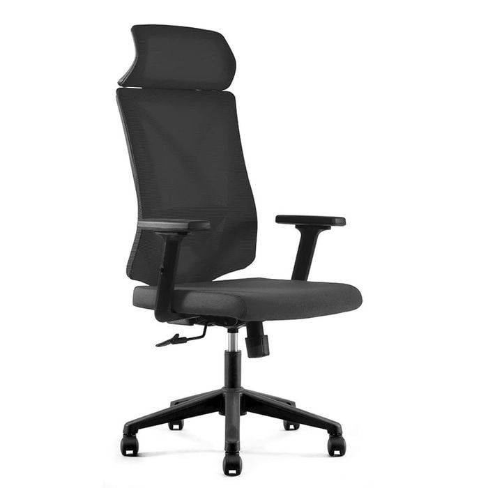 Modern Furniture FRODE Executive Office Chair with Headrest - Black