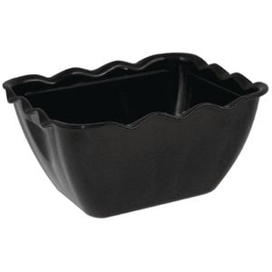 Olympia Kristallon Salad Crock Bowl Shatterproof San Plastic Black 750ml 165x135x85mm Commercial Food Display Buffet Serving