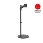 Brateck Mobile Spring assisted Display Floor Stand Fit Most 17'-35' Monitor Up to 10kg per screen VESA 75x75/100x100 Black colou