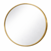 Barelli 800 x 800mm Signature High Specification Serena Round Brushed Gold Framed Mirror