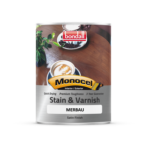 Bondall 1L Merbau Monocel Stain And Varnish