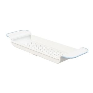 Madesmart Expandable Bath Tub Shelf/Tray Organiser 55x17cm - Blue