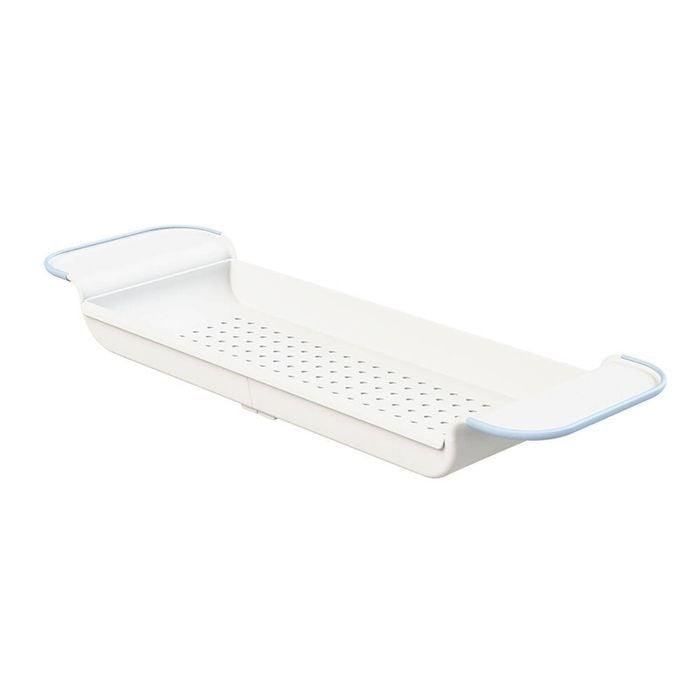 Madesmart Expandable Bath Tub Shelf/Tray Organiser 55x17cm - Blue