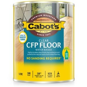 Cabot's 1L Satin Water Based CFP Floor