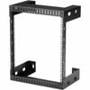 StarTech.com 2-Post 12U Heavy-Duty Wall-Mount Network Rack, 19" Open Frame Server Rack for Computer Equipment