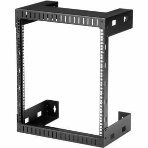 StarTech.com 2-Post 12U Heavy-Duty Wall-Mount Network Rack, 19" Open Frame Server Rack for Computer Equipment