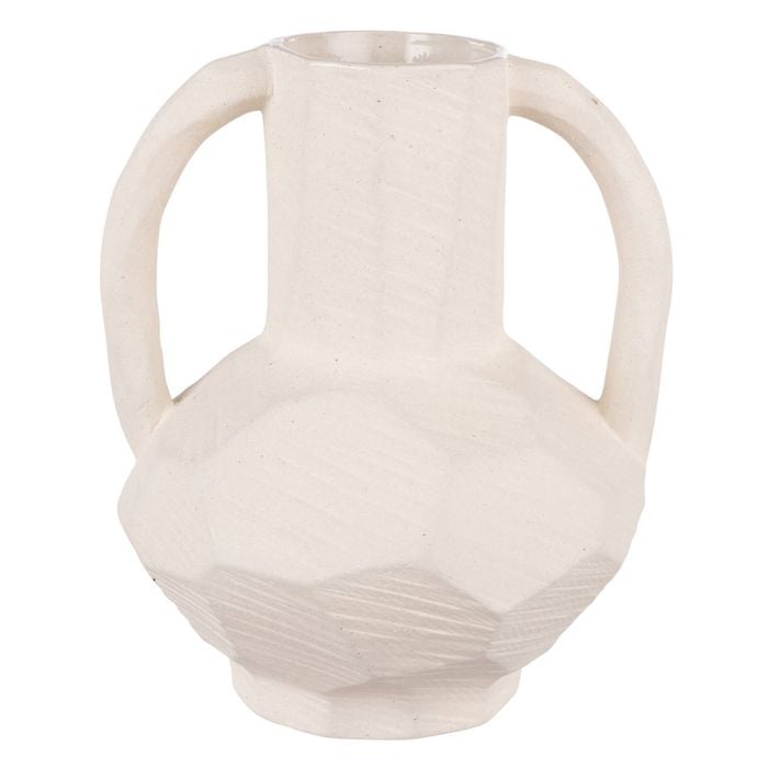 Amalfi Benicio Vase Small Natural 18.5x18.5x23cm
