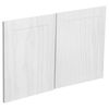 Kaboodle 900mm Provincial White Alpine Rangehood Door - 2 Pack