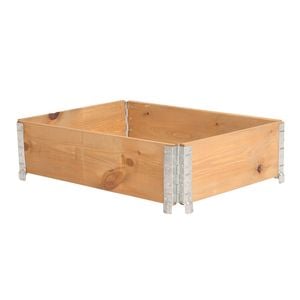 Backyard Farmer 800 x 600 x 200mm Brown Timber Raised Garden Bed