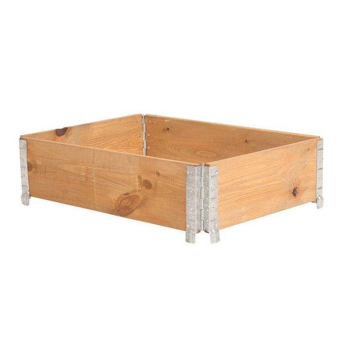 Backyard Farmer 800 x 600 x 200mm Brown Timber Raised Garden Bed