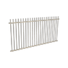 ProtectorAl 2400 x 1200mm Paperbark Aluminium Picket Top Pool Fence Panel