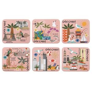 Ashdene Land Down Under Set Of 6 Coasters