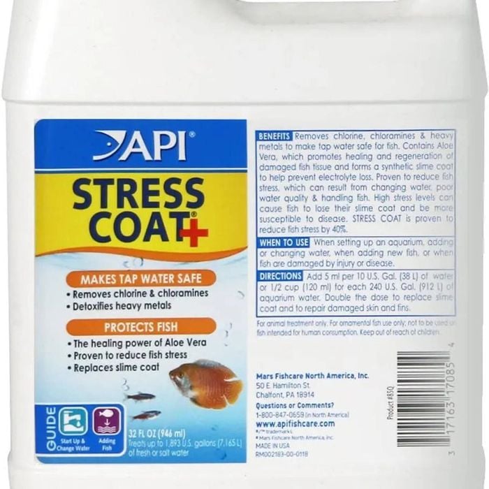 API Stress Coat+ 946ml Tap Water Conditioner