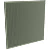 ProtectorAl 1001 - 2000 x 1001 - 2000mm Pale Eucalypt Vertical 5mm Overlap Aluminium Welded Louver Panel