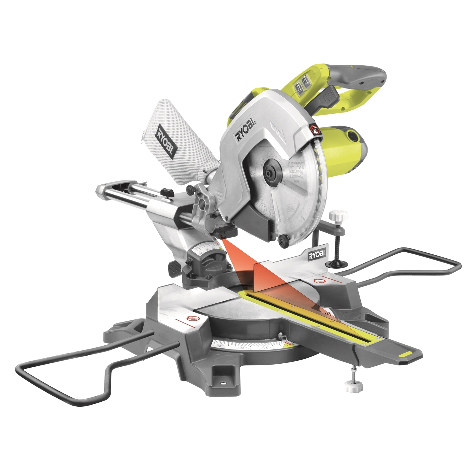 Ryobi 2200W 305mm Slide Compound Mitre Saw With Laser product image