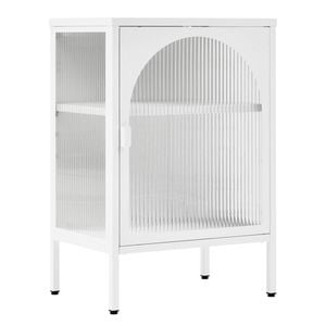 Cooper & Co. Eve 86cm Modern Metal Side Table White