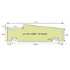 Doorjamb 137x40mm Fj Ut J6
