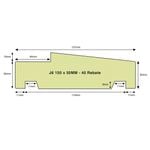 Doorjamb 137x40mm Fj Ut J6