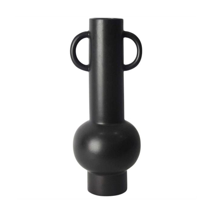 Belle Jarman Ceramic Flower Vase Decor 41cm - Black