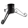 Harbour Housewares Scroll Real Christmas Tree Stand - 3in - Black Metal Xmas Tree Holder Base with Water Reservoir