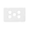 Deta X6 Five Gang Grid Plate
