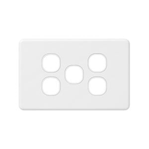 Deta X6 Five Gang Grid Plate