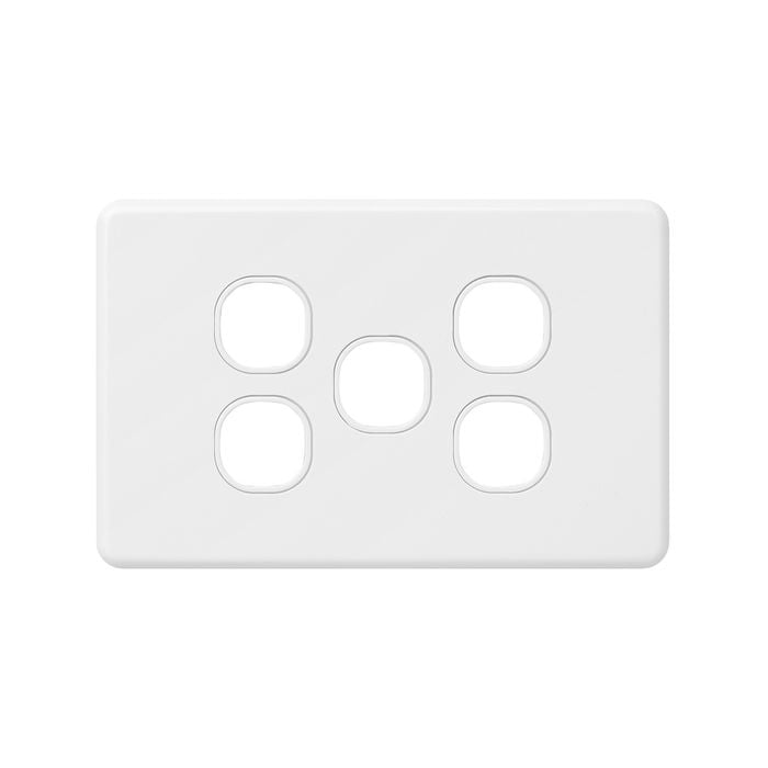 Deta X6 Five Gang Grid Plate