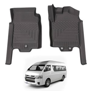 AUSGO Car Floor Mats for Toyota Hiace 2019-Onwards All-Weather Floor Liners