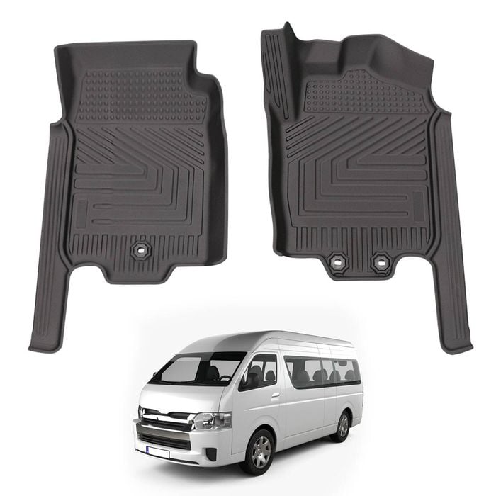 AUSGO Car Floor Mats for Toyota Hiace 2019-Onwards All-Weather Floor Liners