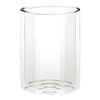 Wilmax England Thermo 400ml Straight Double Wall Glass Cup - Clear