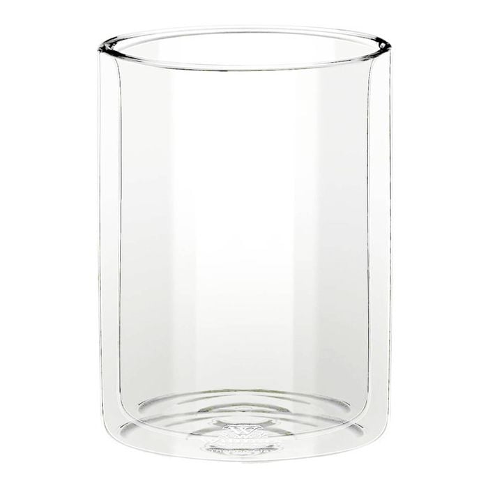 Wilmax England Thermo 400ml Straight Double Wall Glass Cup - Clear
