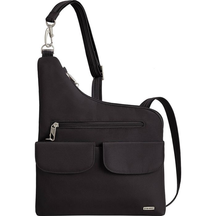 Travelon Classic Anti-Theft Crossbody Bag in Black