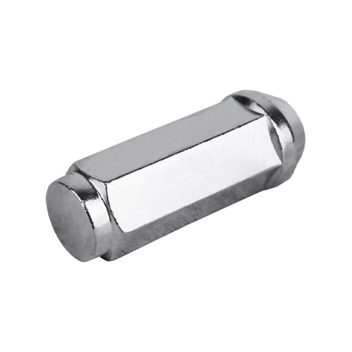 Sunrise Dome Nut 1/2" Chrome Suit Ford & Landcruiser 64mm Long - Dn1/2c64