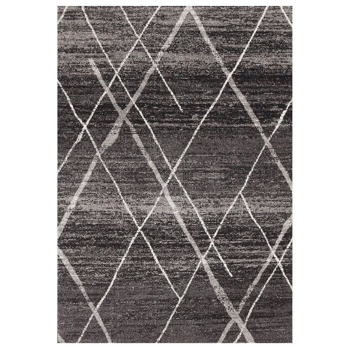 The Rug Connection Jaya 452 Charcoal 290x200cm - Large Pet Friendly Indoor Floor Rug