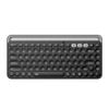 Rechargeable Wireless Dual Bluetooth Keyboard Tablet Holder - Black