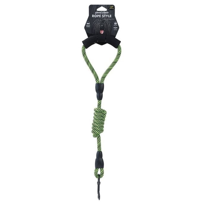 Paws & Claws Rope Style Pet Dog Lead w/Comfort Handle Assorted