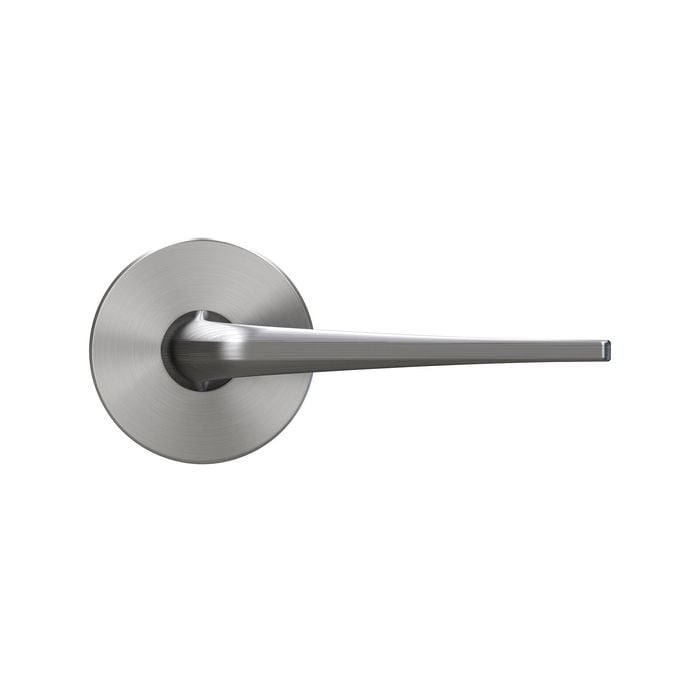 Schlage Brushed Satin Chrome Medio Series Sierra Dummy Lever